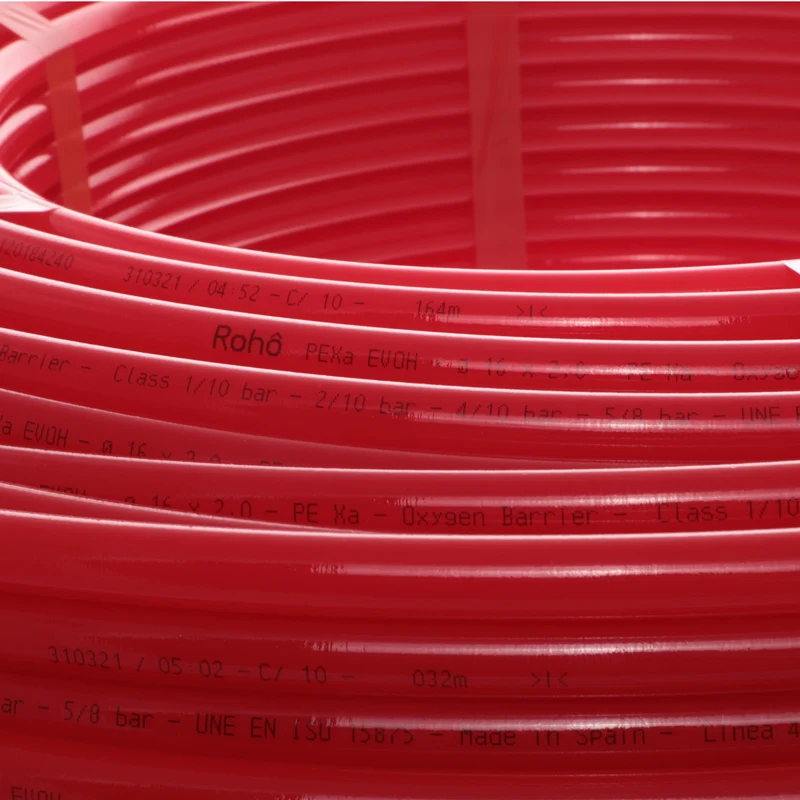 Труба водопровідна Roho R012-1620 16x2 мм PEX-a EVOH прозора 20 м