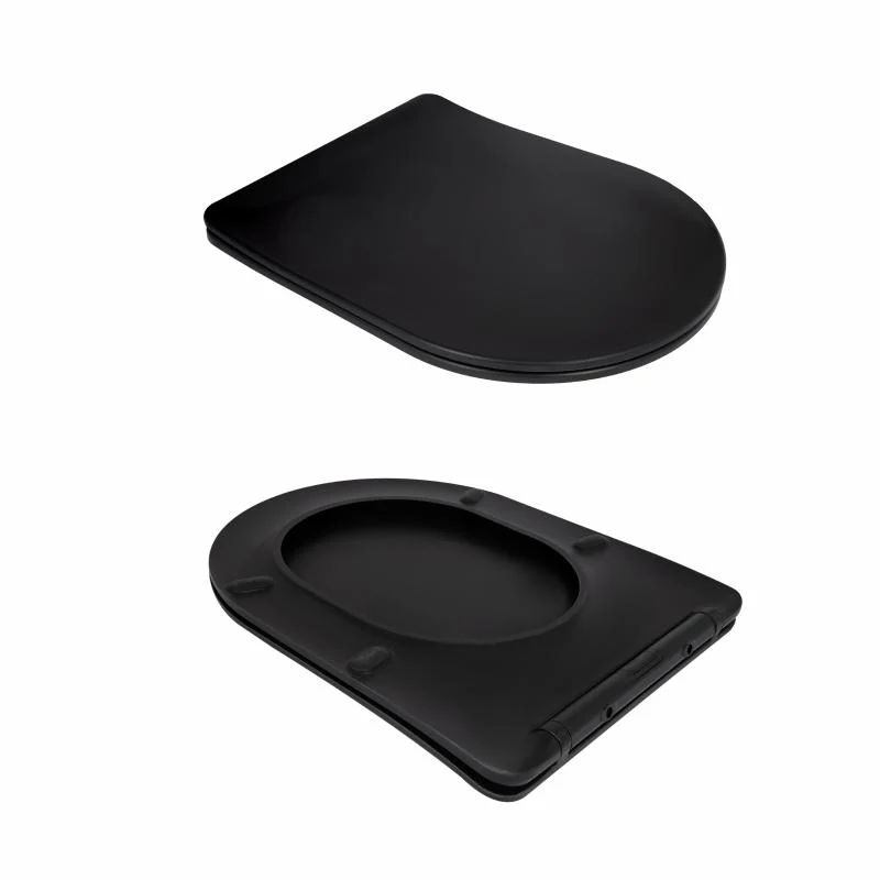 Унітаз підвісний Qtap Taurus Ultra Quiet 515x360x350 мм Дюропласт Матова чорна