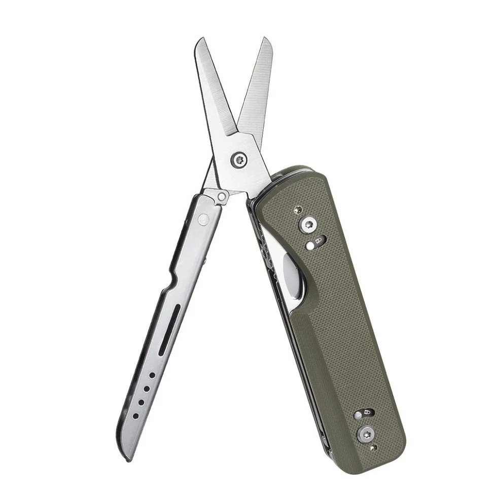 Мультитул Roxon Flex S505G 14 функцій нержавіюча сталь 108х26х23 мм зелений