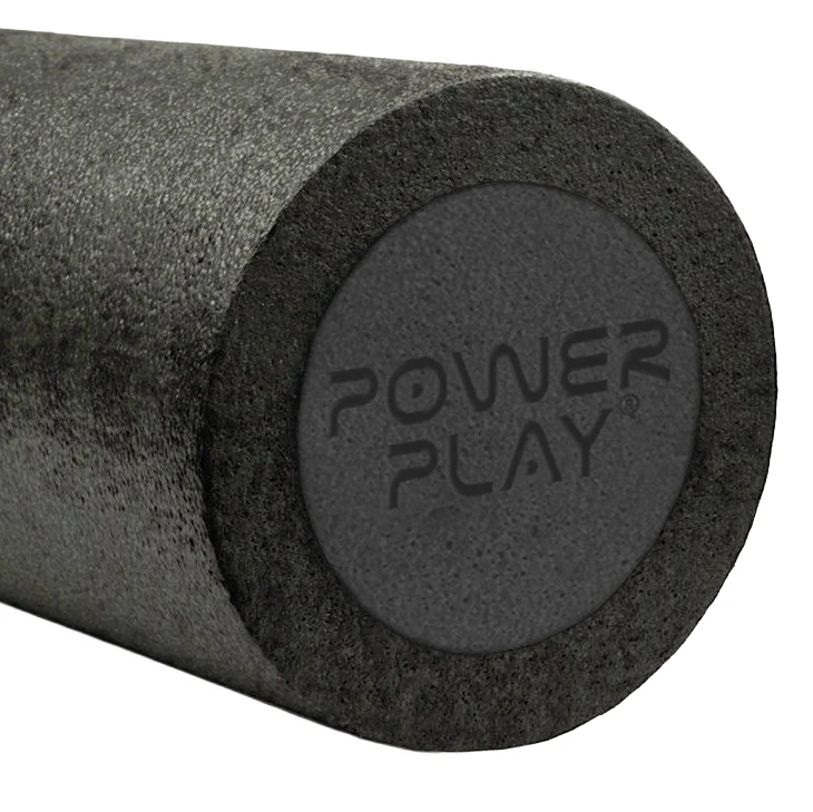 Массажный ролик PowerPlay 4021 гладкий 45x15 см пена PE черный