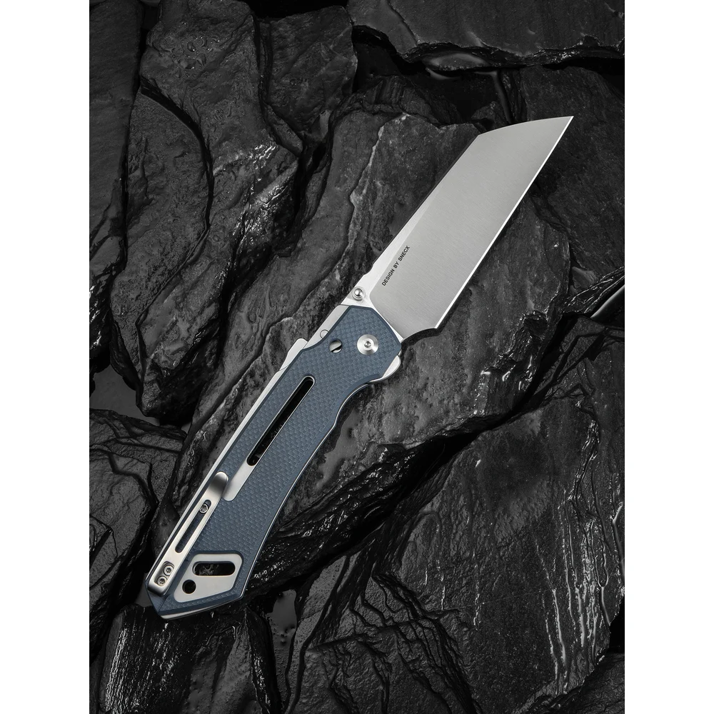 Складаний ніж Civivi Buster FG Grey 106,8 мм Nitro-V сірий
