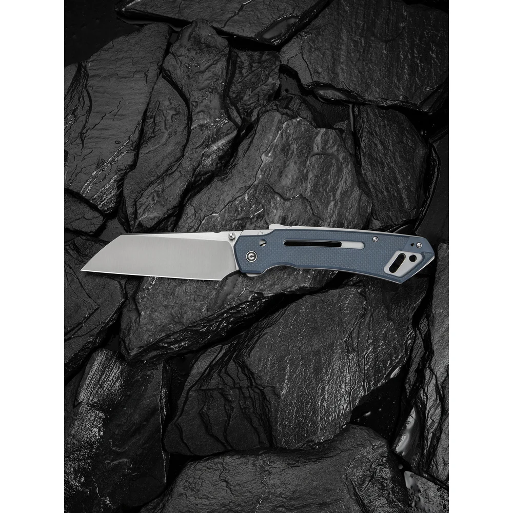 Складаний ніж Civivi Buster FG Grey 106,8 мм Nitro-V сірий
