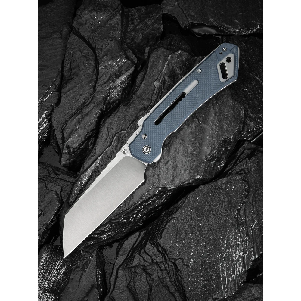 Складаний ніж Civivi Buster FG Grey 106,8 мм Nitro-V сірий