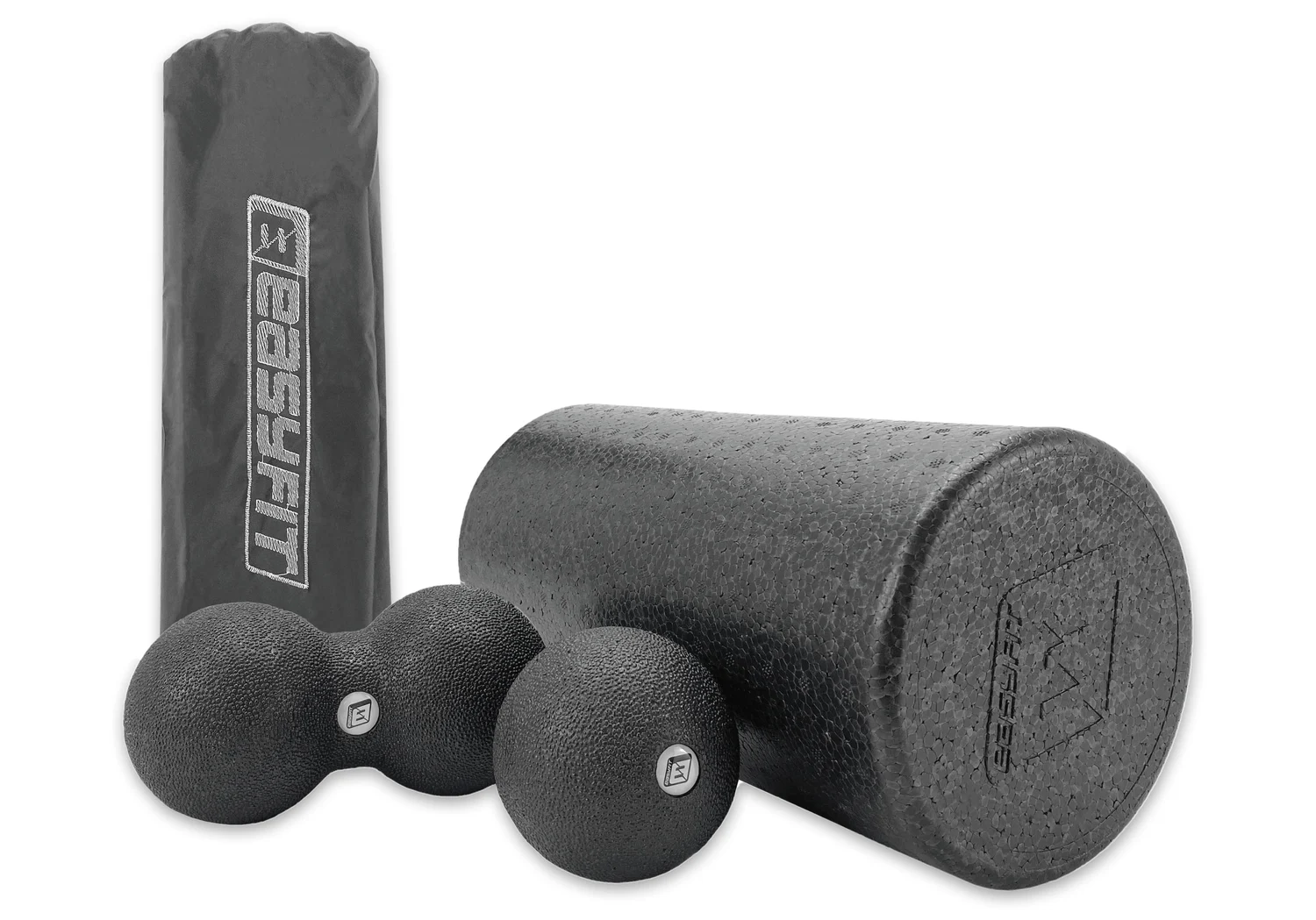 Набір для масажу EasyFit MioSet-L 3 шт ЕПП 30х15 см чорний