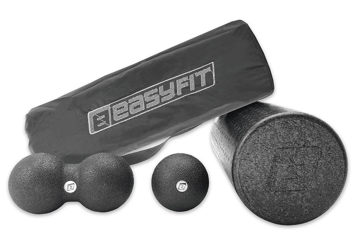 Набір для масажу EasyFit MioSet-L 3 шт ЕПП 30х15 см чорний