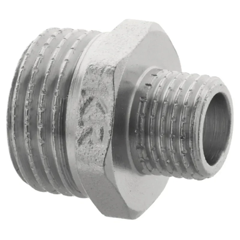 Ніпель редукційний 1/4"x1/2" латунь внутрішня-зовнішня різьба 1 шт