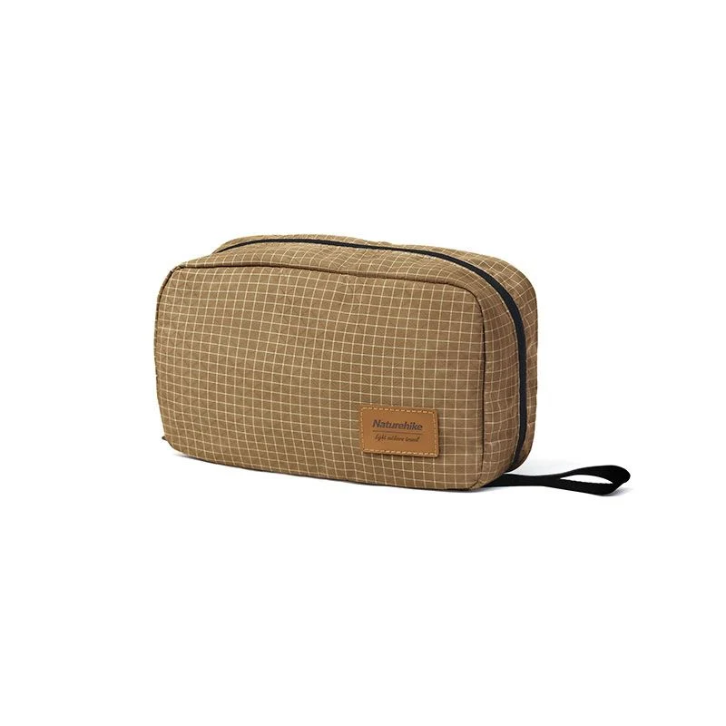 Косметичка-органайзер Naturehike NH20SN010 S полікотон гірчична 22х14х8 см