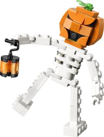 Конструктор LEGO Веселий геловінський скелет 71 деталь пластик різнобарвний