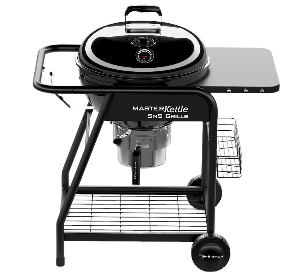 Вугільний гриль Slow and Sear Master Kettle 57 см сталь з покриттям порцеляновою емаллю 106х64х109 см