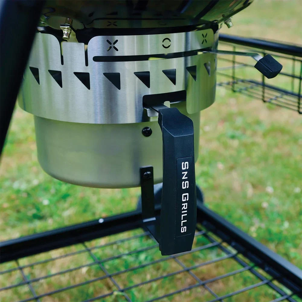 Вугільний гриль Slow and Sear Master Kettle 57 см сталь з покриттям порцеляновою емаллю 106х64х109 см
