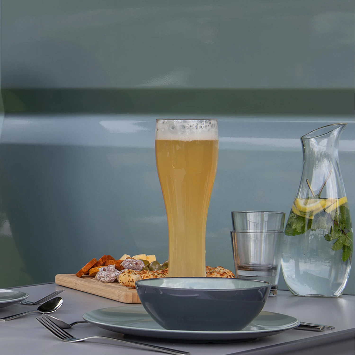 Набір бокалів для пива 650 мл SAN прозорий 2 шт Gimex Weizen Glass Linea