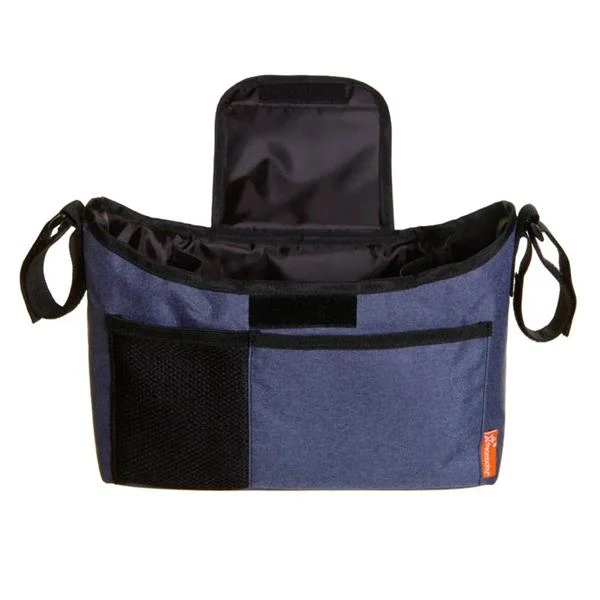 Сумка для коляски DreamBaby On The Go 39х9,5х18,5 см тканина синій джинс