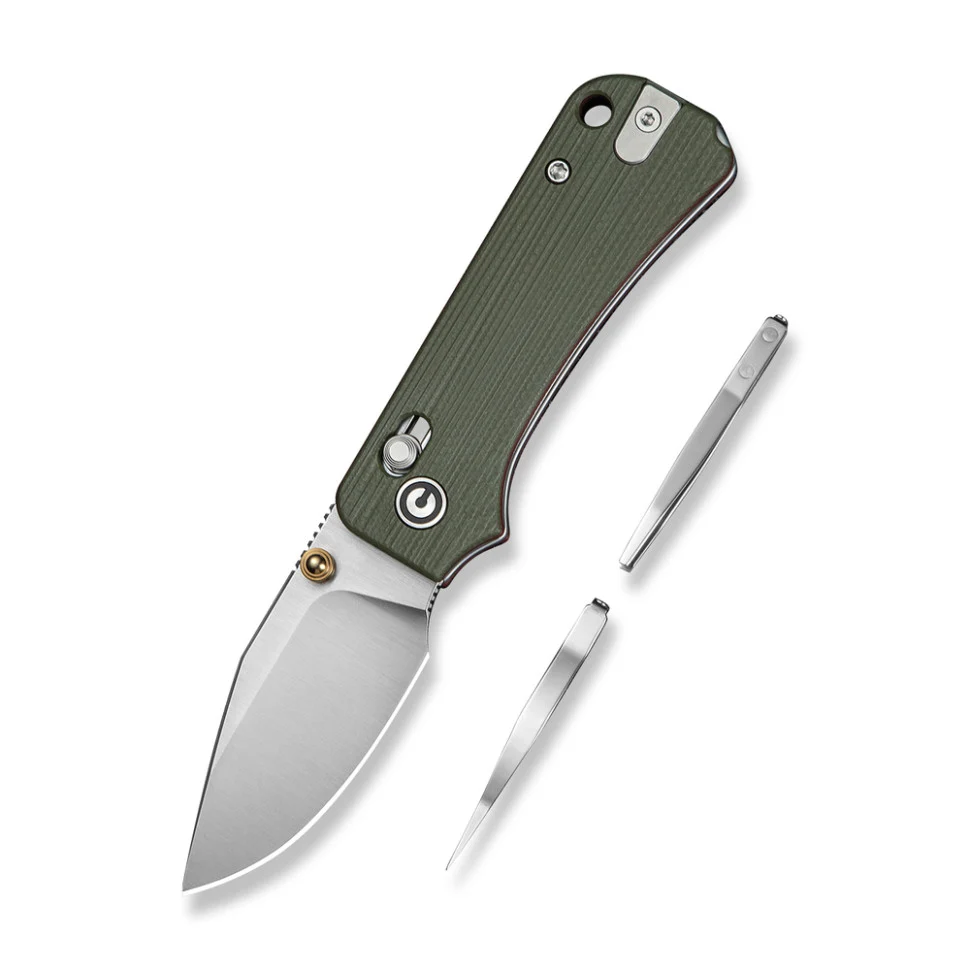 Складаний ніж Civivi Baby Banter 2 C24074-1 59,4 мм Sandvik 14C28N G10 139,9 мм золотий