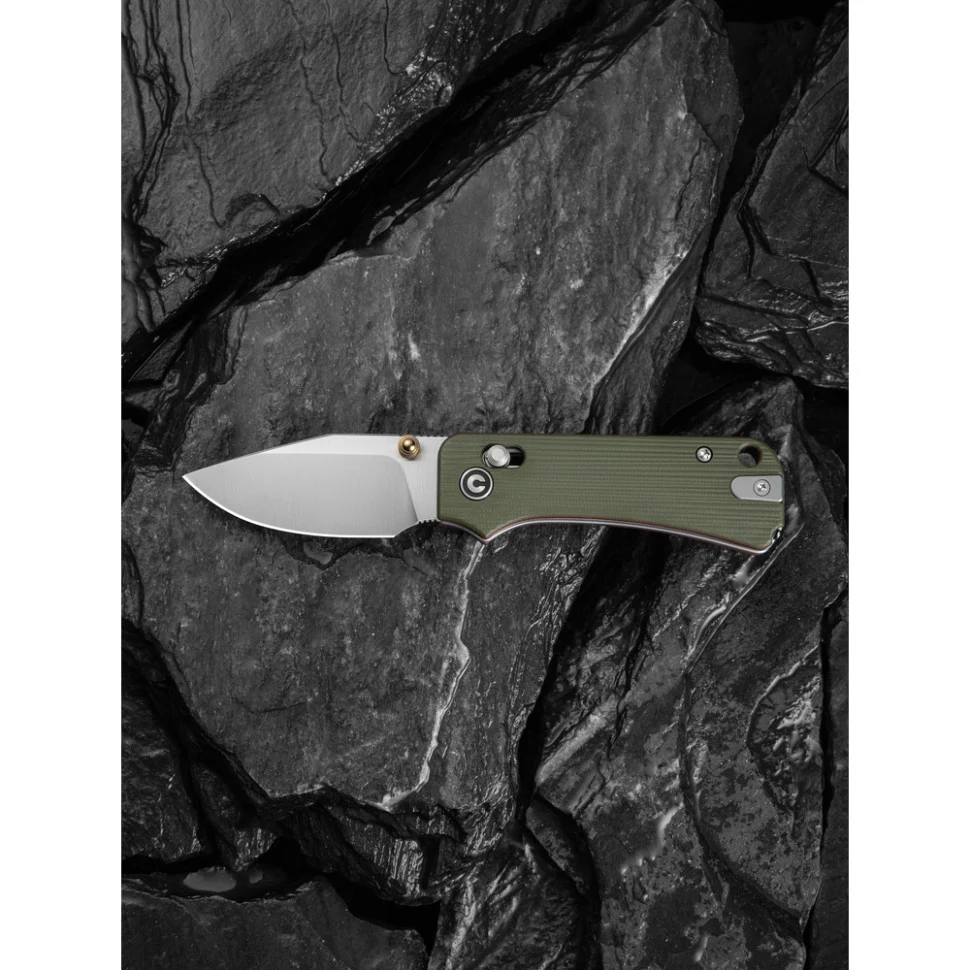 Складаний ніж Civivi Baby Banter 2 C24074-1 59,4 мм Sandvik 14C28N G10 139,9 мм золотий