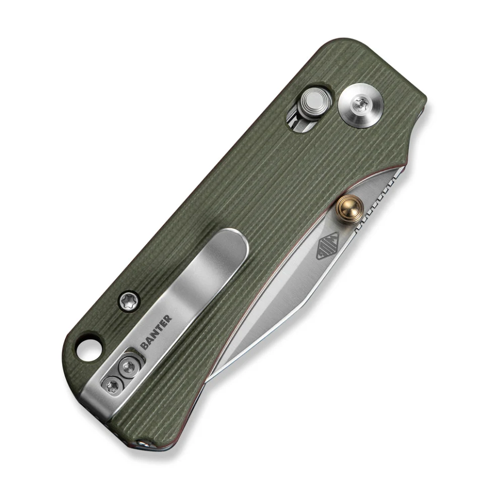 Складаний ніж Civivi Baby Banter 2 C24074-1 59,4 мм Sandvik 14C28N G10 139,9 мм золотий