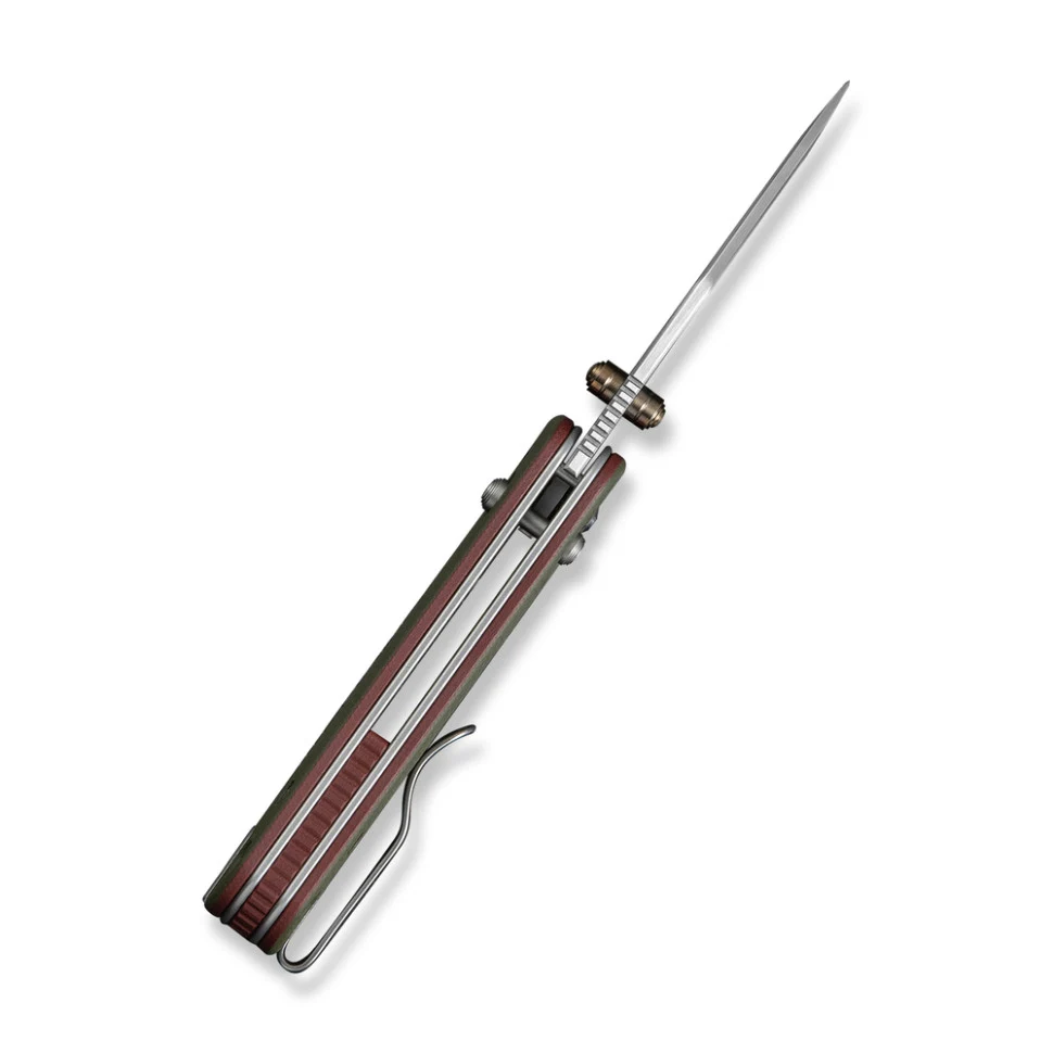 Складаний ніж Civivi Baby Banter 2 C24074-1 59,4 мм Sandvik 14C28N G10 139,9 мм золотий