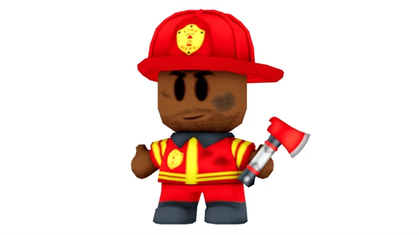 М'яка іграшка Devseries Collector Plush S1 Firefighter 20 см плюш різнобарвний