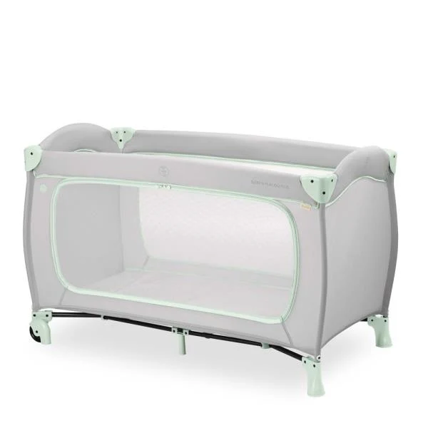 Манеж-ліжко Hauck Sleep N Play Go Plus 125x69x82 см МеталПластикТекстиль зелений