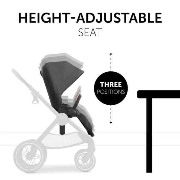 Універсальна коляска 2 в 1 Hauck Walk N Care Air темно-сірий 98x60x107 см алюміній