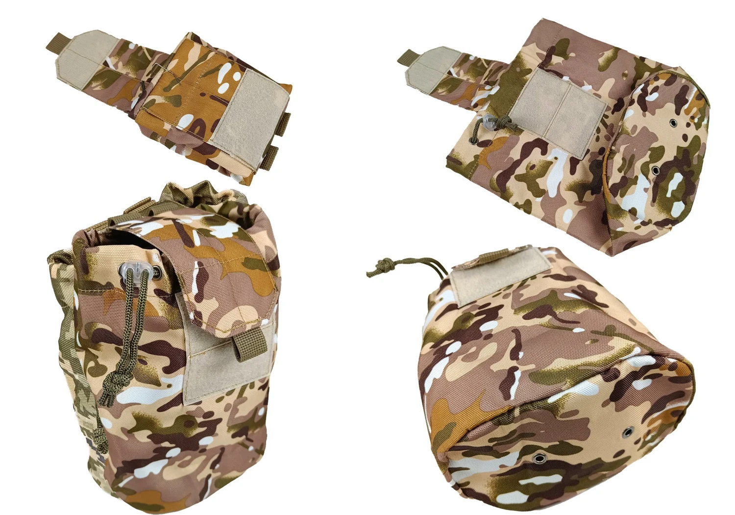 Підсумок для скидання магазинів MOLLE 250х180х500 мм Cordura 1050 мультикам степовий