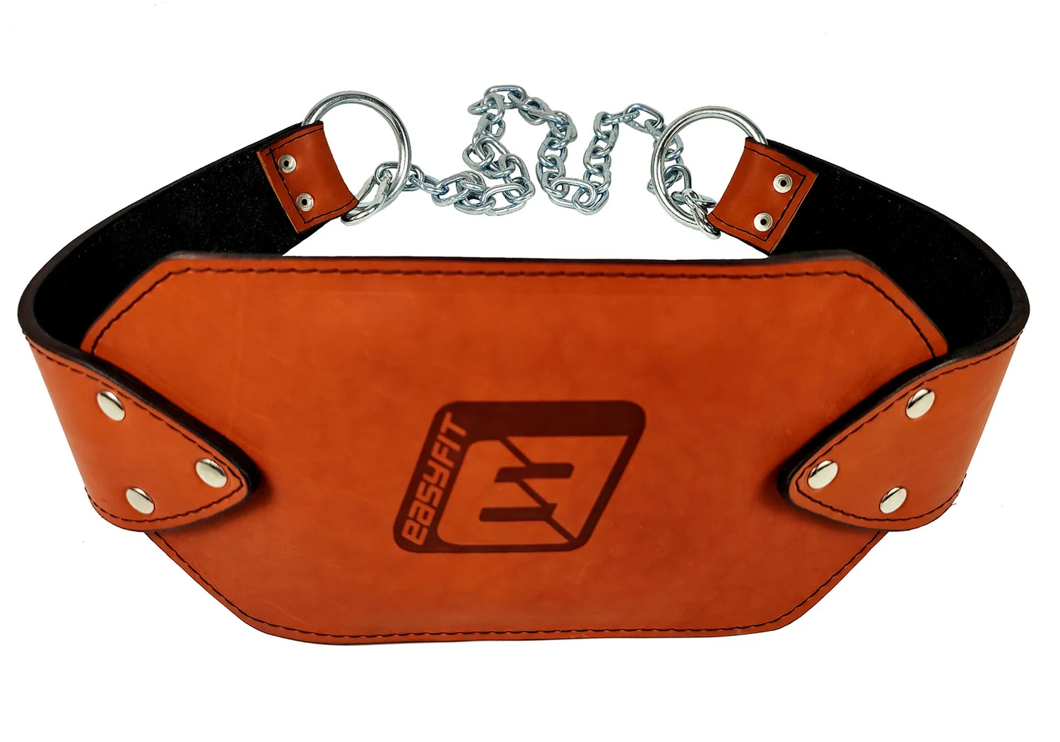 Пояс для обтяжень 200 кг EasyFit шкіра 85х16,5 см коричневий