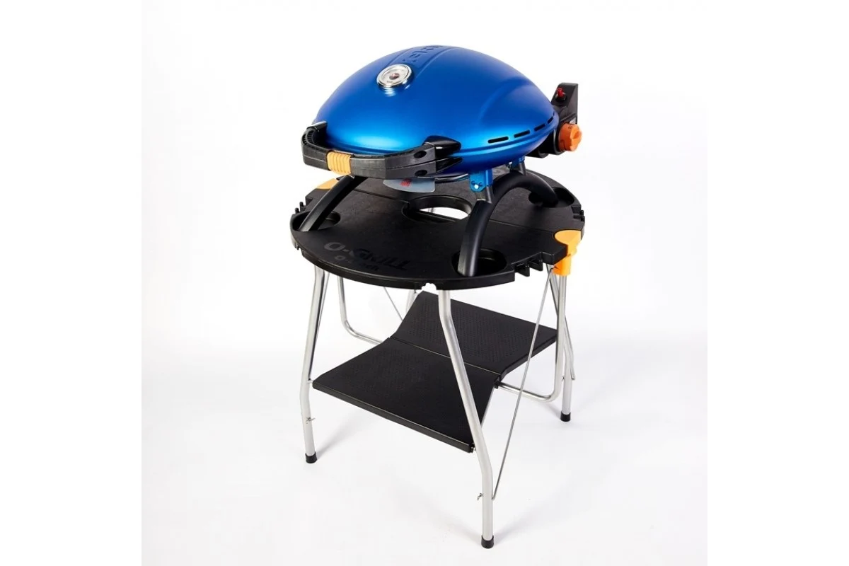 Газовий гриль O-Grill 900 переносний 58,5x27,6x56,7 см металевий синій