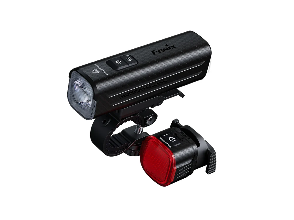 Комплект велофар Fenix BC28R 2500 лм алюміній передня+задня 240 г
