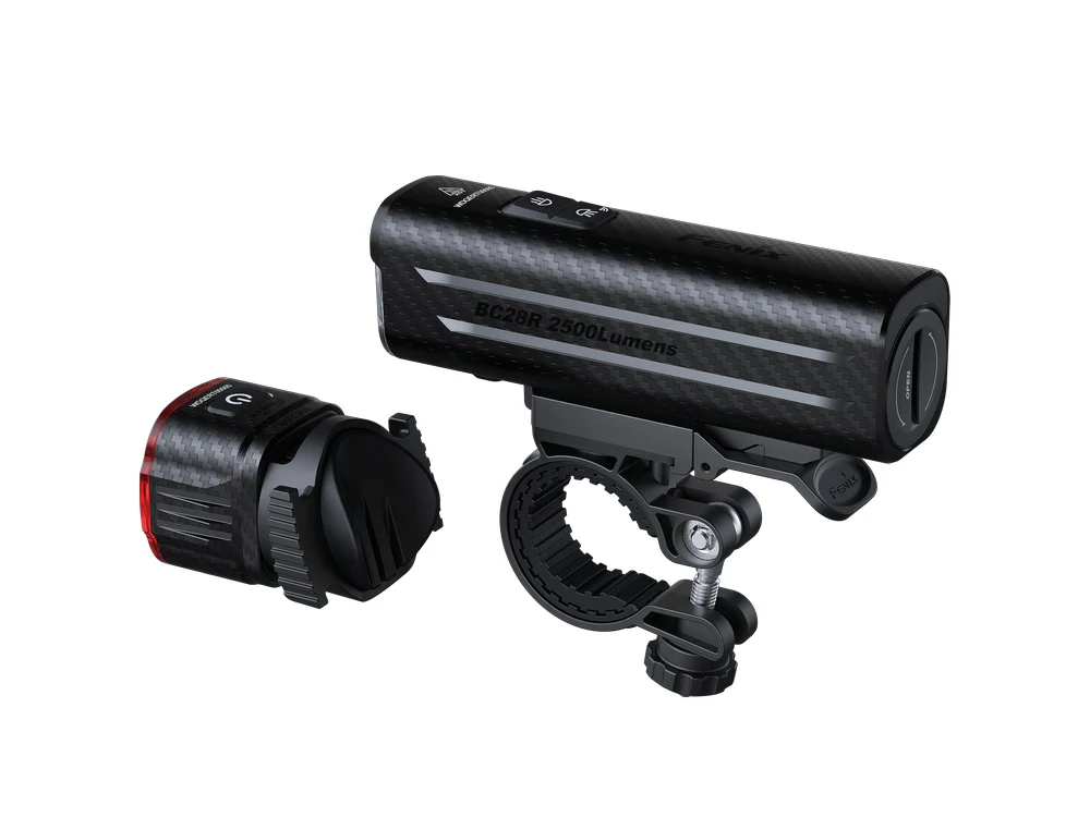 Комплект велофар Fenix BC28R 2500 лм алюміній передня+задня 240 г