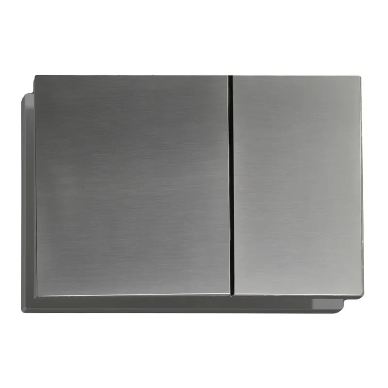Панель змиву Koer KT-0610-07 240x160x32 мм пластикова графітова квадратна