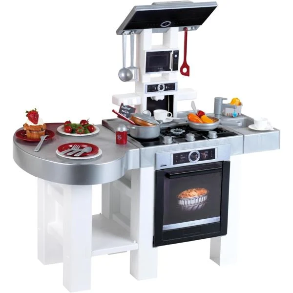 Дитяча кухня Bosch Mini Pure Сучасний стиль 280х800х520 мм Білий та сріблястий