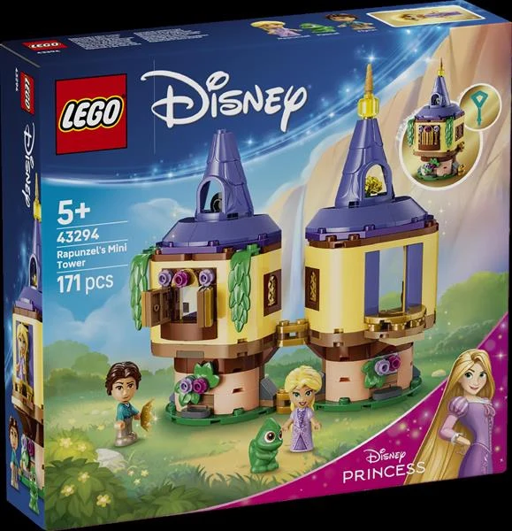 Конструктор LEGO Disney Принцеса Мінівежа Рапунцель 171 деталь пластик 17х12х10 см різнобарвний