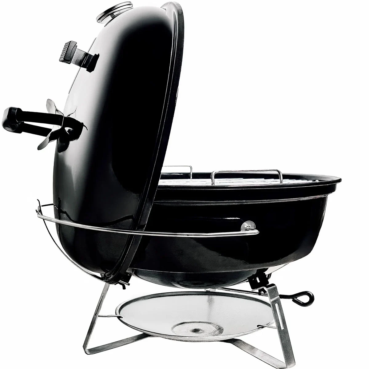 Вугільний гриль Slow and Sear Travel Kettle 47 см сталь з покриттям порцеляновою емаллю