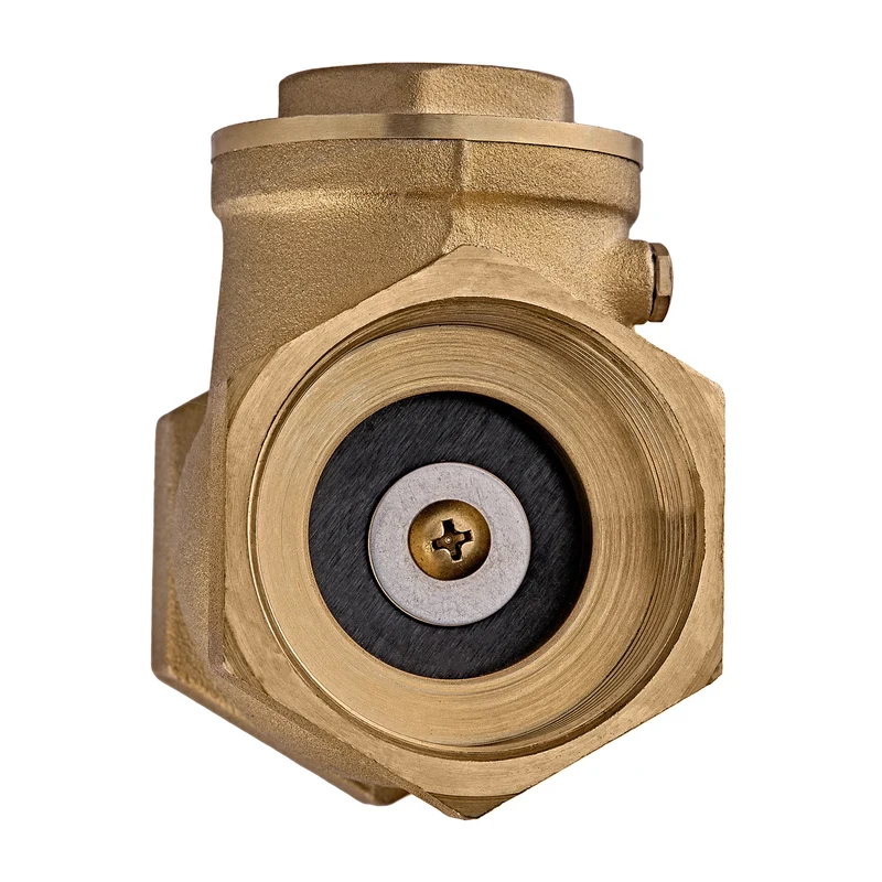 Клапан зворотний пелюстковий 1/2" латунь золотий Koer KR.174-15