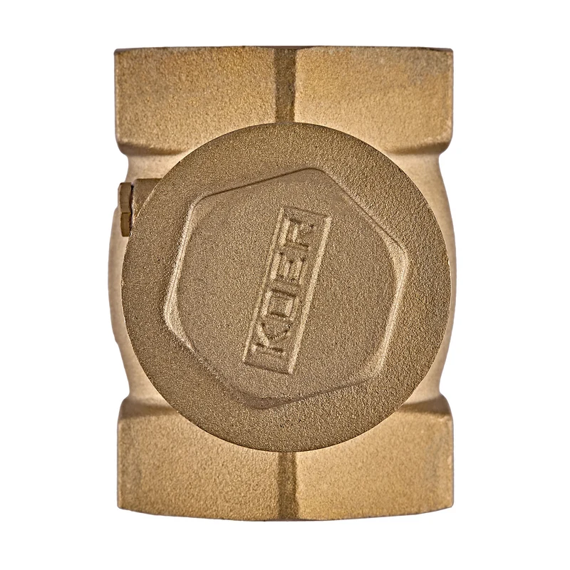 Клапан зворотний пелюстковий 1/2" латунь золотий Koer KR.174-15