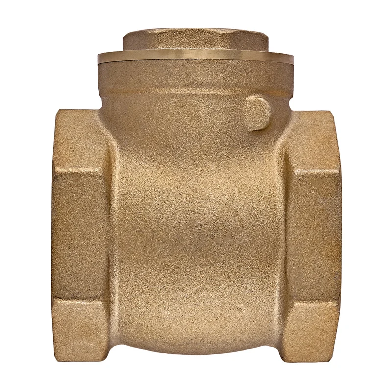 Клапан зворотний пелюстковий 1/2" латунь золотий Koer KR.174-15