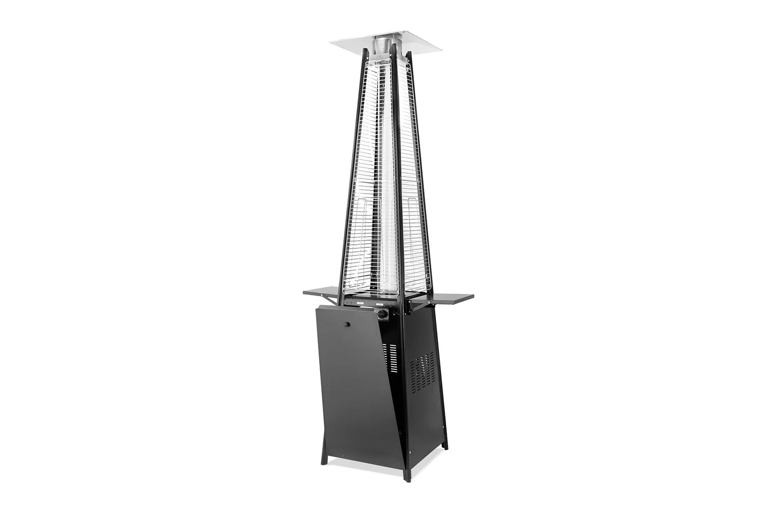 Газовий обігрівач Pyramid Black GRILLI 777415 13 кВт нержавіюча сталь 227х52х52 см чорний