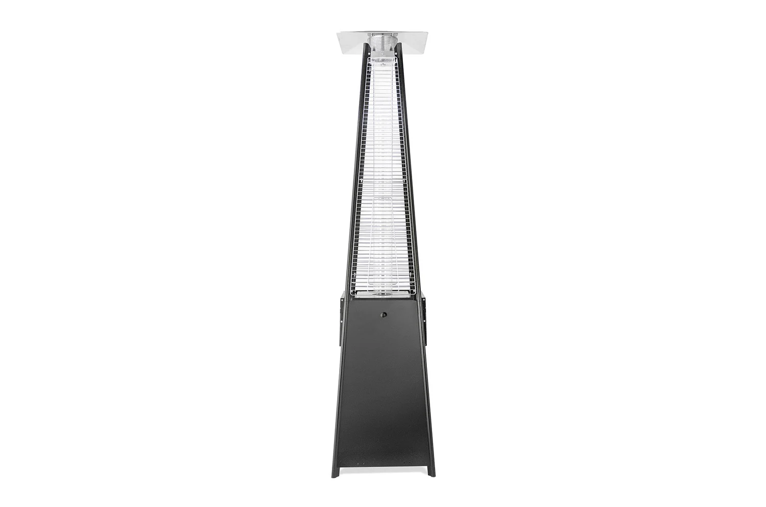 Газовий обігрівач Pyramid Black GRILLI 777415 13 кВт нержавіюча сталь 227х52х52 см чорний