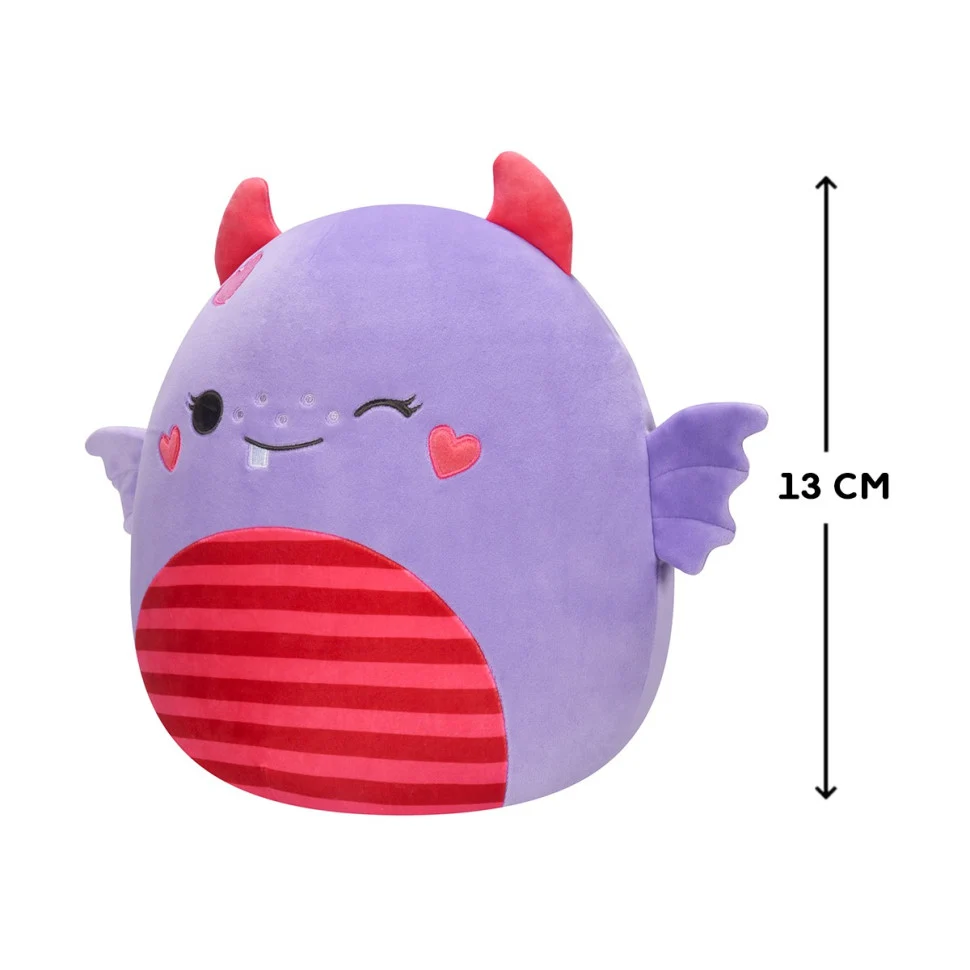 Мягка іграшка Монстрик Атватер Squishmallows 13 см Плюш Різнобарвний