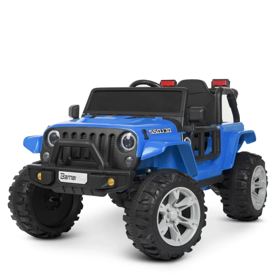 Дитячий електромобіль Джип Bambi Racer M 4282EBLR-4 105х66х42 см пластик червоний