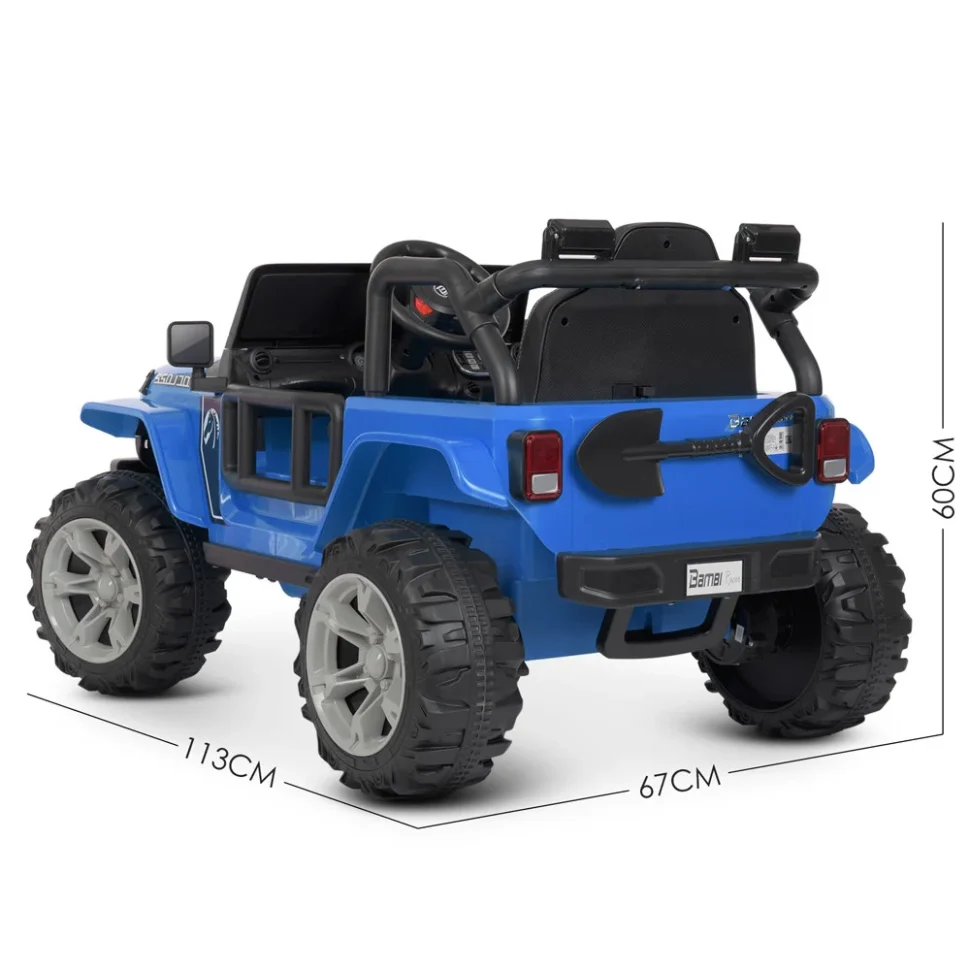 Дитячий електромобіль Джип Bambi Racer M 4282EBLR-4 105х66х42 см пластик червоний