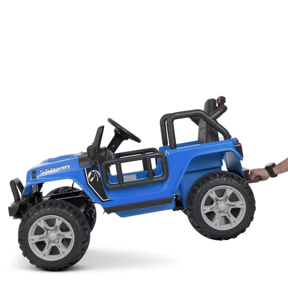 Дитячий електромобіль Джип Bambi Racer M 4282EBLR-4 105х66х42 см пластик червоний