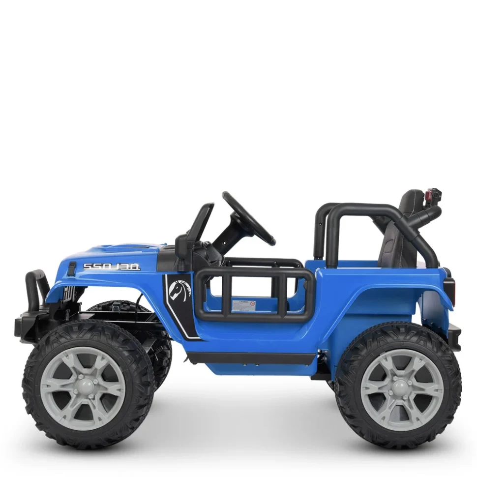 Дитячий електромобіль Джип Bambi Racer M 4282EBLR-4 105х66х42 см пластик червоний