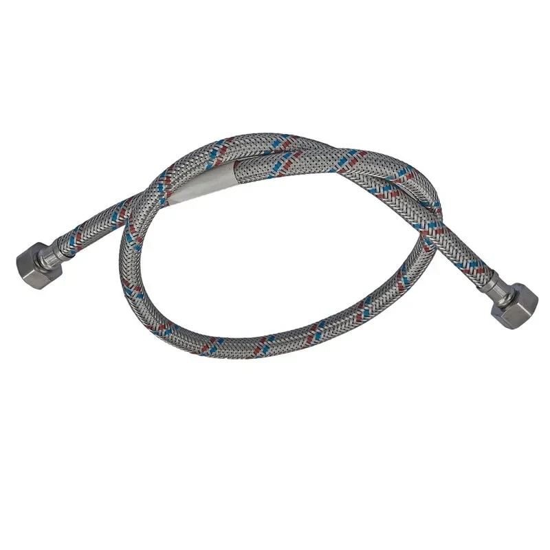 Гнучкий шланг 1/2'' гайка 1/2'' 80 см Нержавіюча сталь Сірий