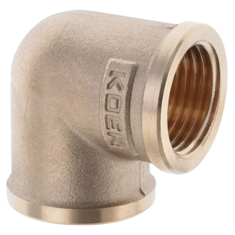 Кут ВВ Ніпель Koer KF.L06F.WN 1/2'' Латунь Без нікелю