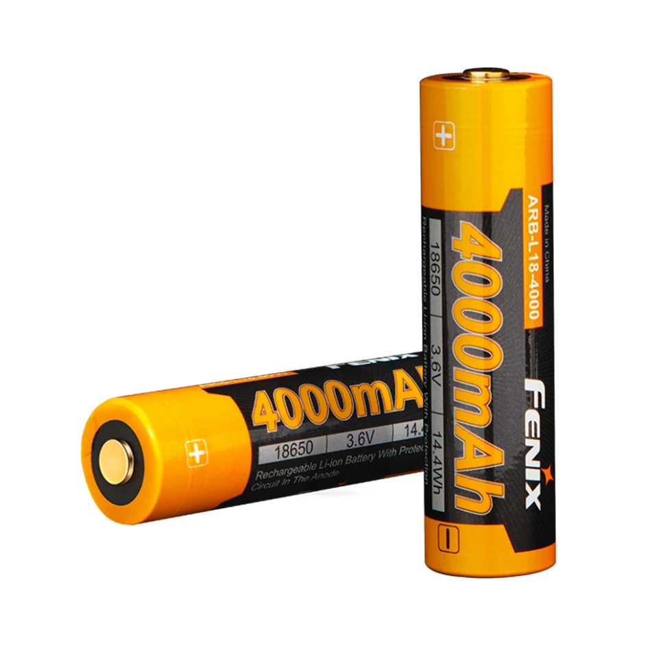 Акумулятор 18650 Fenix ARB-L18-4000 4000 мАгод Li-ion 69,2х18,75 мм 55 г