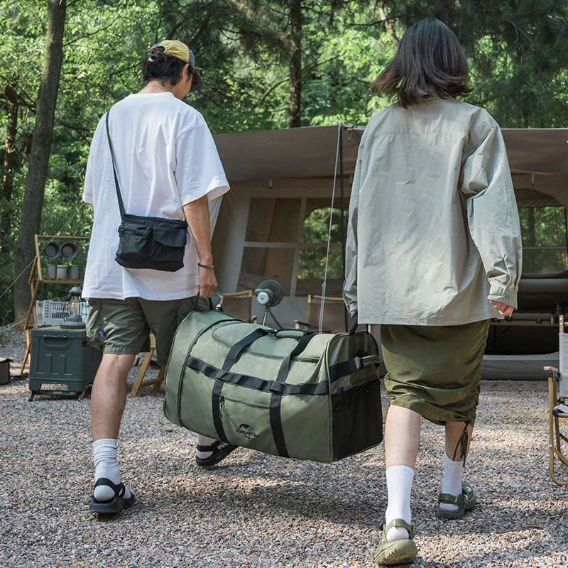Сумка-баул Naturehike NH21LX003 88 л поліестер 72х35х35 см зелена