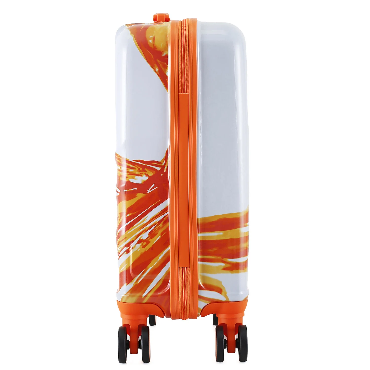 Чемодан Semi Line T5655-1 20" 44 л Polycarbonate/ABS-Plastic White/Orange Print