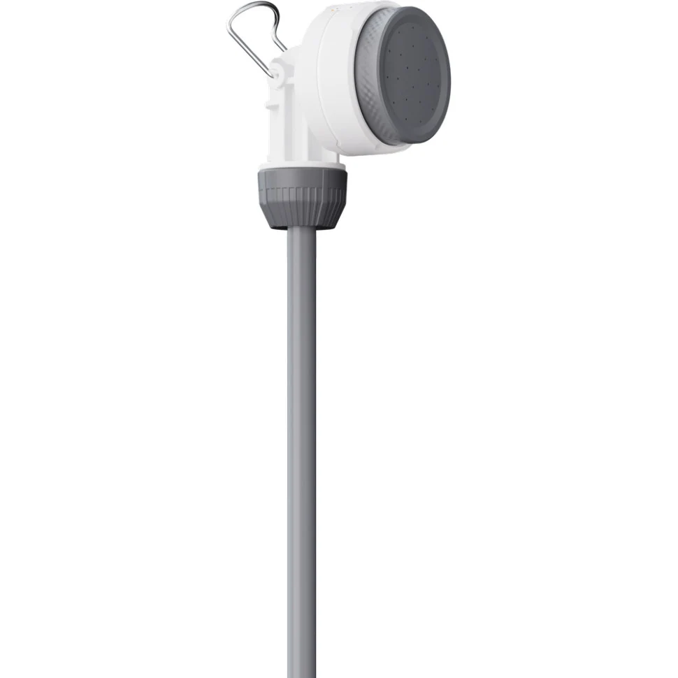 Портативний душ Flextail Tiny Shower з насосом на акумуляторі 2,2 м пластик білий