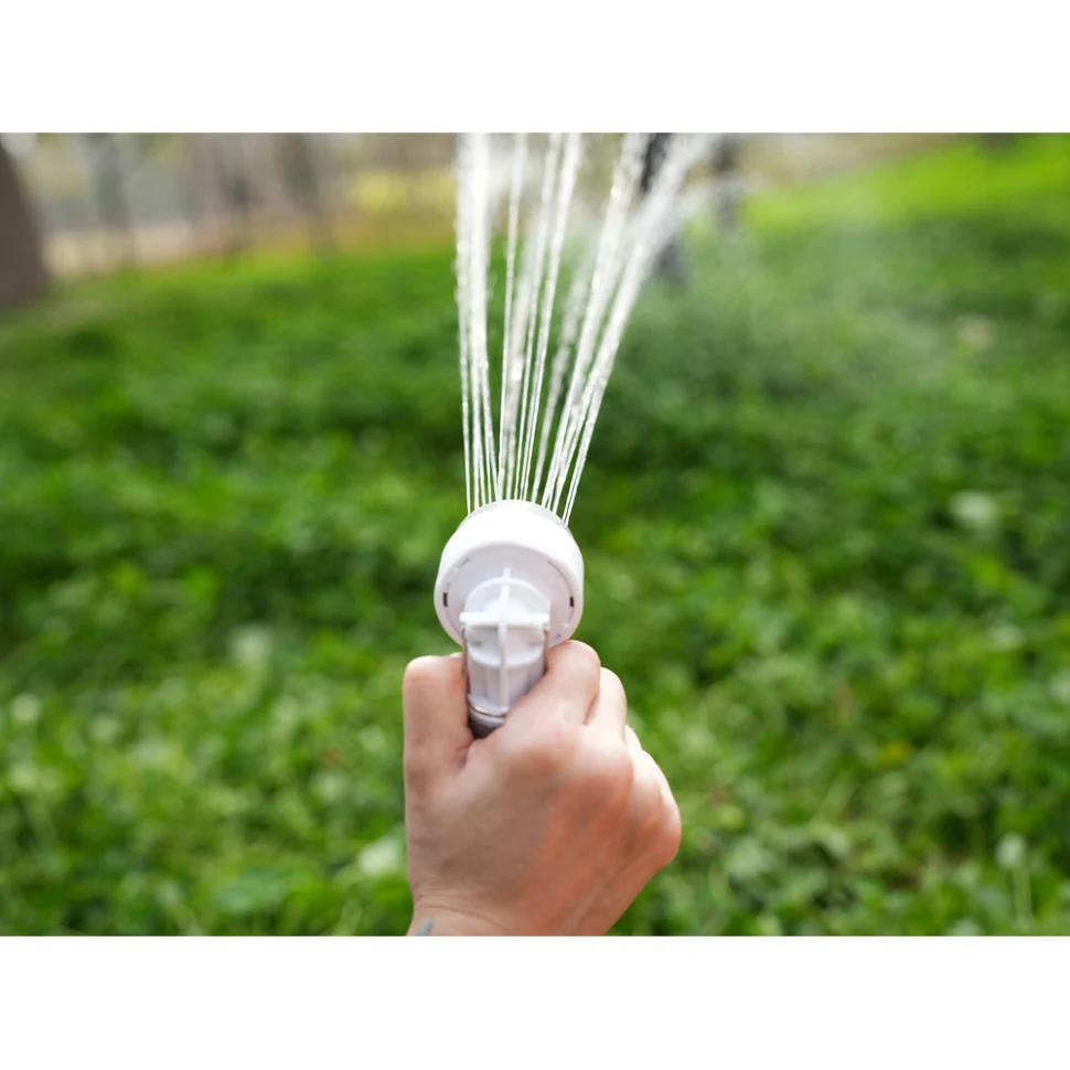 Портативний душ Flextail Tiny Shower з насосом на акумуляторі 2,2 м пластик білий