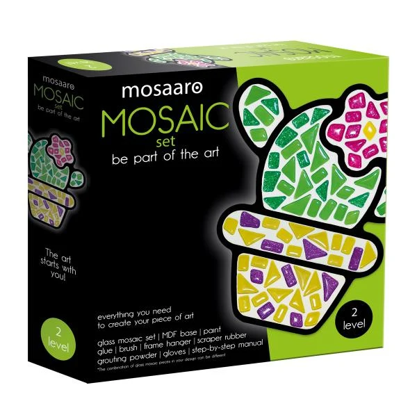 Набір для скляної мозаїки Mosaaro MA2006 29х21 см Скло Різнобарвний